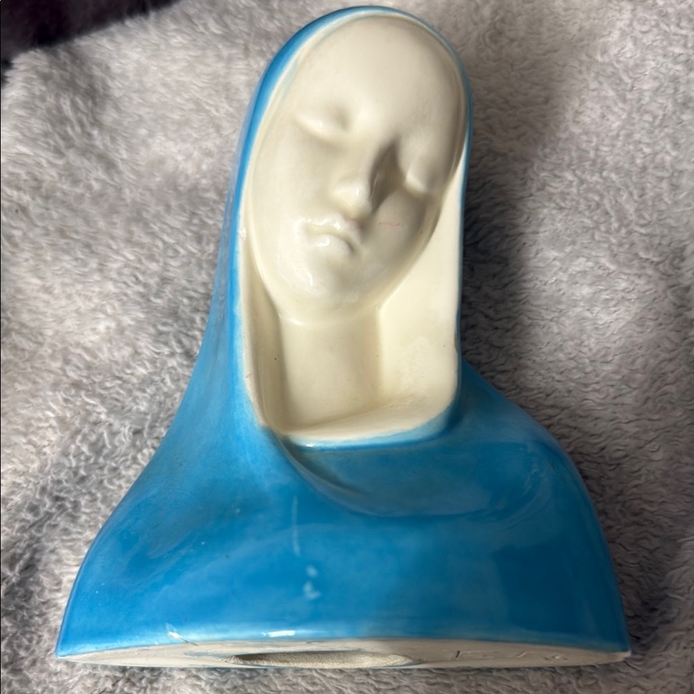 Vintage Hand Painted Holland Mold Virgin Mary